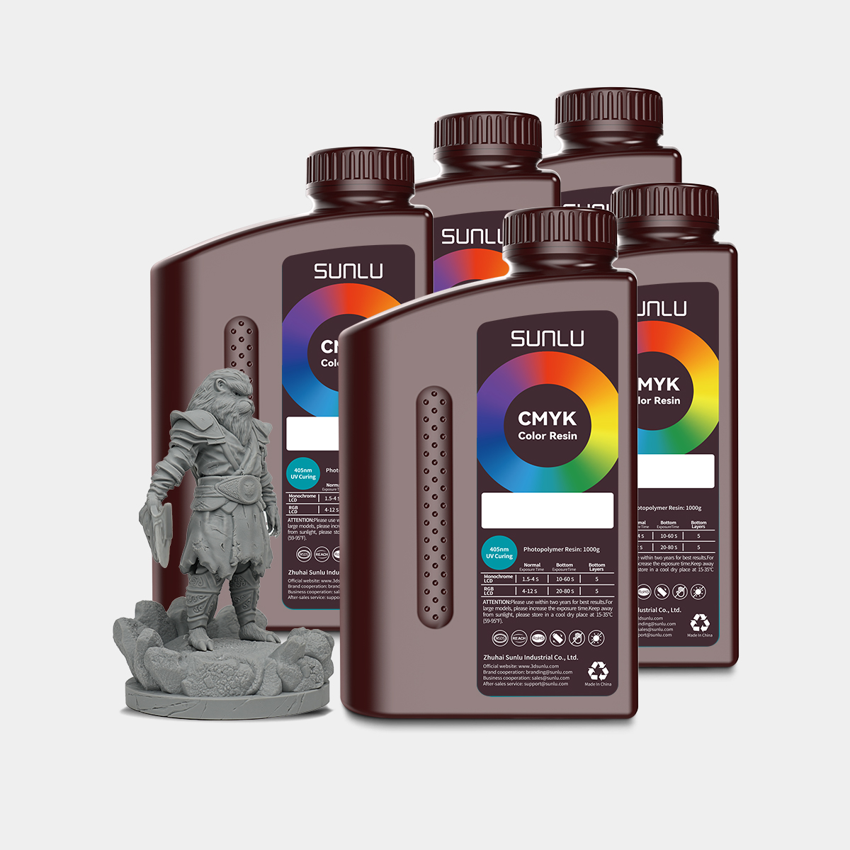 CMYK+W Color Resin（Set）